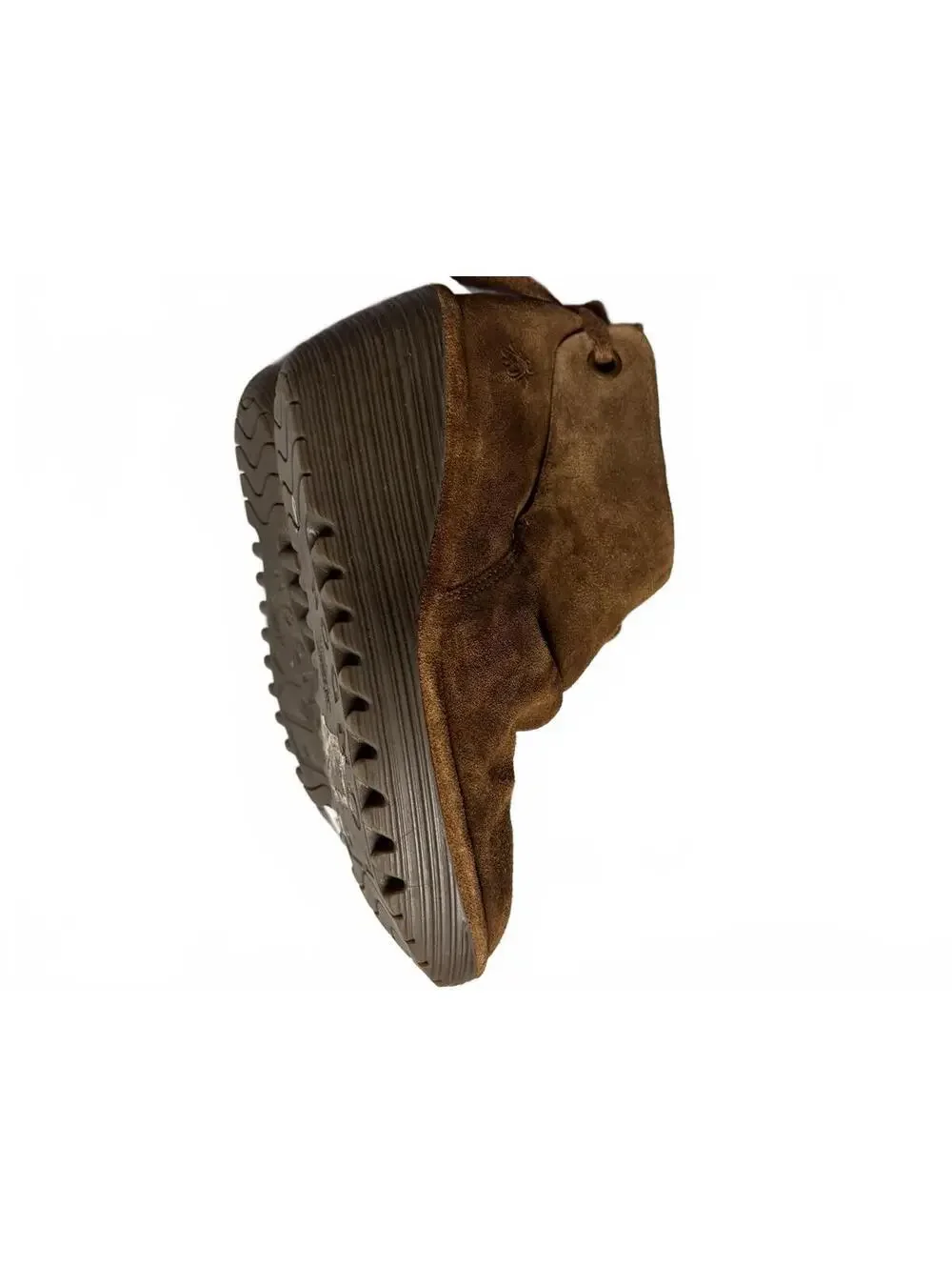 Fly London Women's Brown Suede Wedge Ankle Boots